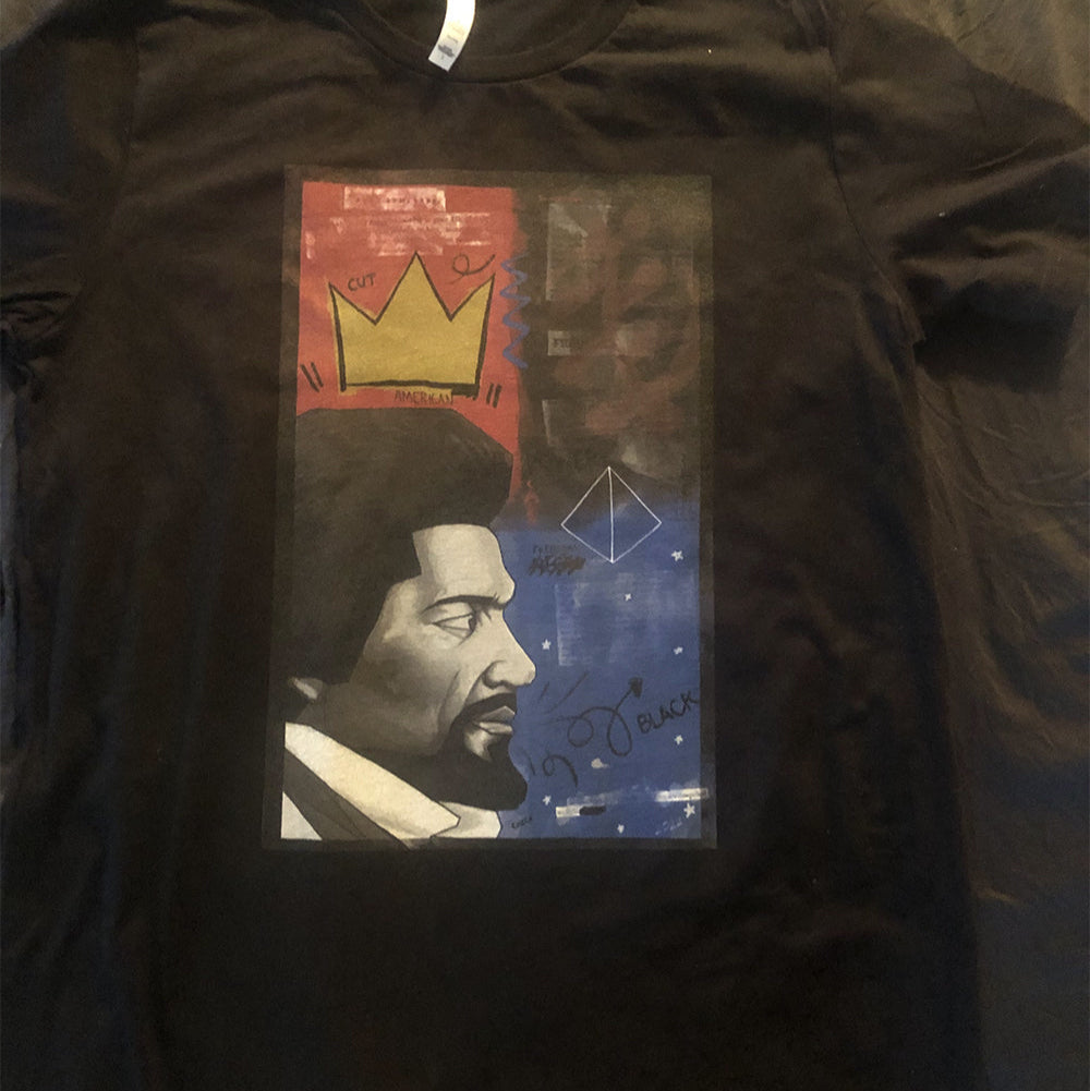 Tehuti Scrolls Frederick Douglass: 4th of July Speech Tribute T-Shirt v3