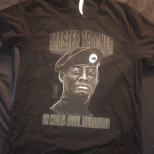 Tehuti Scrolls Master Teacher: Dr. Khalid Abdul Muhammad T-Shirt v1
