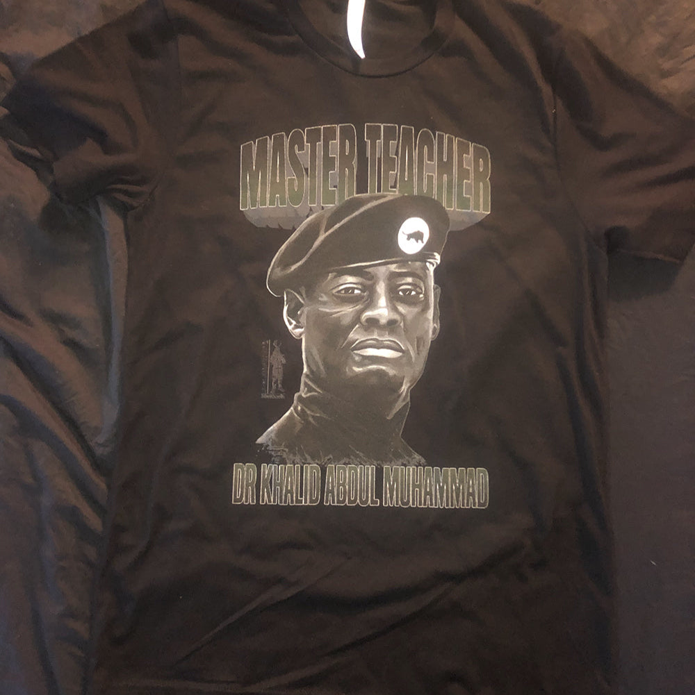 Tehuti Scrolls Master Teacher: Dr. Khalid Abdul Muhammad T-Shirt v3